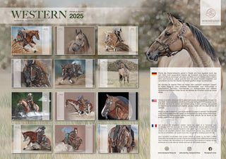 Kunstkalender Western Horses & Sports 2025